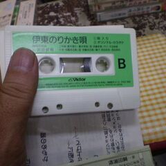 八丈ショメ節／伊東のりかき唄　富田房枝　歌詞カード書き込みありますの画像