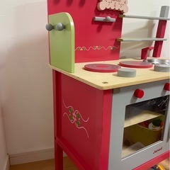 【豪華セット♪】今すぐ遊べる♪おままごとキッチンセット&食器や調理器具&椅子のおまけ付き^_^めっちゃお得‼︎の画像