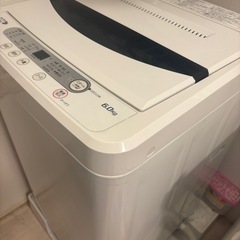 洗濯機　ヤマダ電機　6kg の画像