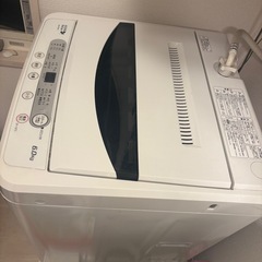 洗濯機　ヤマダ電機　6kg の画像