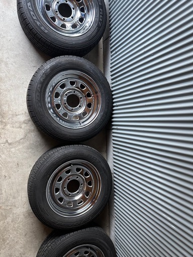 DAYTONAメッキホイール　タイヤ付き