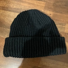 【受渡者確定】Champion ニット帽 ビーニー 黒 の画像