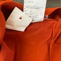 TAKEO KIKUCHI オレンジ長袖シャツの画像
