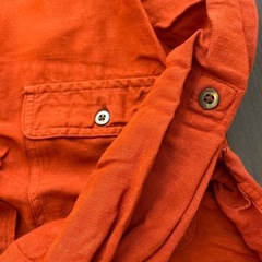TAKEO KIKUCHI オレンジ長袖シャツの画像