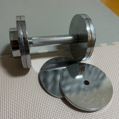 クロームダンベルの画像