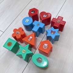 アンパンマン　型はめブロック　パズルの画像