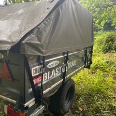 BLAST TRAIL トレーラー 防水カバー付きの画像