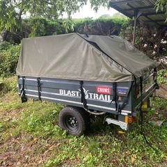 BLAST TRAIL トレーラー 防水カバー付きの画像