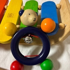 木琴と木のおもちゃ(ふりふり？)の画像