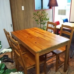 IKEA ダイニングテーブル　セット　4人掛け　9/11取引限定の画像