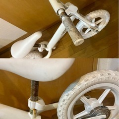 arcoba バランスバイク ホワイトの画像
