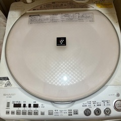 SHARP  洗濯機　難ありの画像