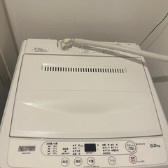 【受け渡し決定】新規の方のメッセージは応答不可とさせていただきます。2021年製　洗濯機　6kg ヤマダセレクトの画像
