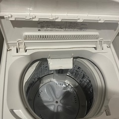 【受け渡し決定】新規の方のメッセージは応答不可とさせていただきます。2021年製　洗濯機　6kg ヤマダセレクトの画像