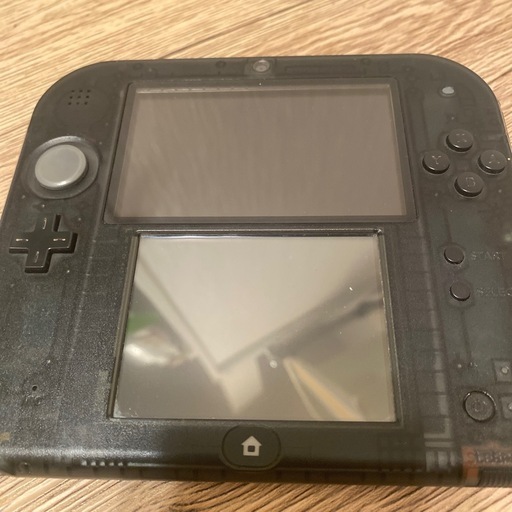 ニンテンドー2DS クリアブラック SDカード 純正タッチペン うごくメモ帳