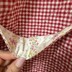 ハンドメイド　トートバッグ　ギンガムチェック　2wayの画像
