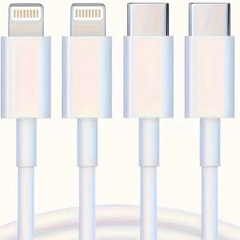 iPhone充電ケーブル5本の画像