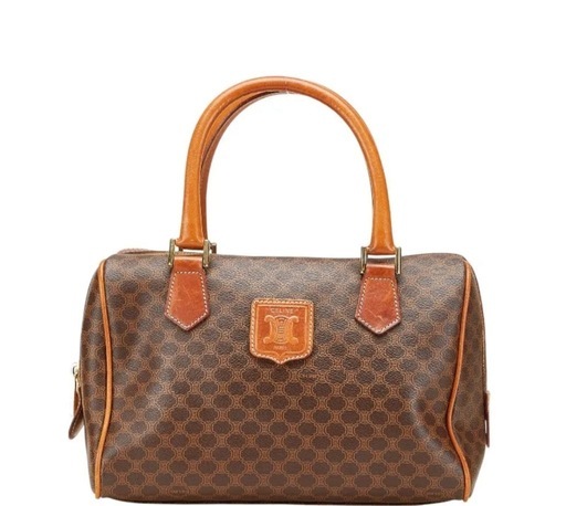 美品　CELINE セリーヌ マカダム ボストンバッグ ハンドバッグ