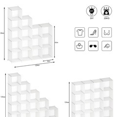 収納棚 本棚 組み立て式の画像