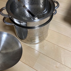 蒸し器　約直径25センチの画像