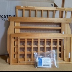 【お取引中】カトージ　ベビーベッド　美品の画像
