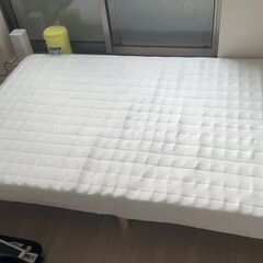 ニトリ1.2m*1.9m一体ベッド、2024年9月23日購入、低価格で譲渡しますの画像