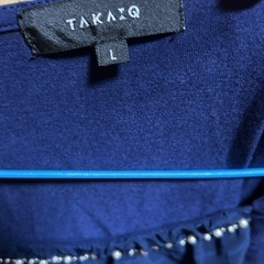 ネイビー 長袖 トップス Lの画像