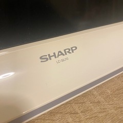 【SHARP】32型 AQUOS 液晶カラーテレビ（ホワイト）の画像