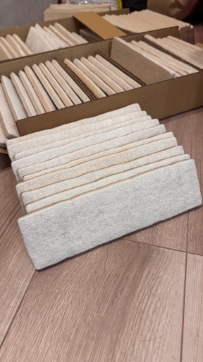 1枚60円【新品未使用】軽量レンガLサイズ 115枚入 【公式通販】
