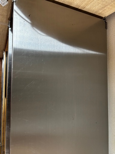 【9/19まで】無印　MUJI ステンレスユニットシェルフ　ガラス引き戸　食器収納