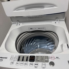 Hisense 冷蔵庫＋洗濯機セット(引取り限定〜9/28午前まで)の画像