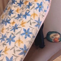 花柄 毛布 ブランケットの画像