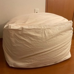無印良品 体にフィットするソファ 本体＋カバー セット アイボリー
の画像