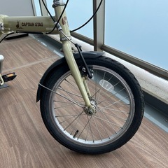 CAPTAIN STAG 折りたたみ自転車 6段変速
の画像