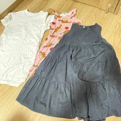 110cm 120cm ワンピースの画像