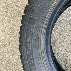 165/65R14　ダンロップ　WINTER MAXX WM01　スタッドレスタイヤ　4本　2019年製　残溝約7mm　中古の画像