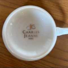 CHARLES JEANNE ティーカップ・ソーサー2客セットの画像