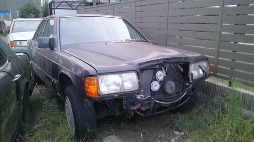 Mベンツ190E-16Vコスワース部品取り車販売―車体ーの販売です