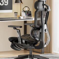 オートフル　ゲーミングチェア　リクライニングチェア　オットマン　チェアの画像