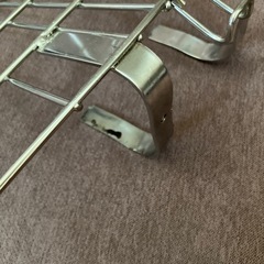 お話し中　ワンタッチ　折りたたみ　バスケット　自転車カゴ　着脱式の画像