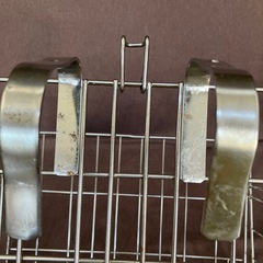 お話し中　ワンタッチ　折りたたみ　バスケット　自転車カゴ　着脱式の画像