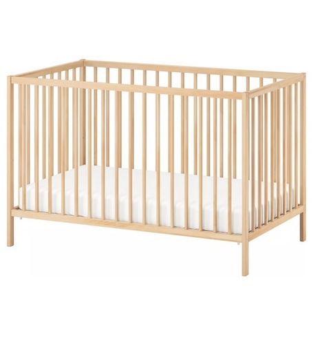 値下げ可能【IKEA】ベビーベッド　スニーグラル