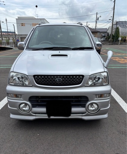 現車確認歓迎☆ダイハツテリオスキッド☆平成10年車、4WD、4AT、6.2万キロ、4ナンバー車検取り立て！趣味や宅配に！※別画像有り