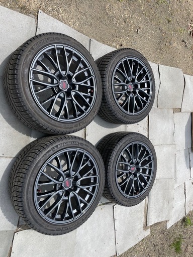 スバル純正アルミ18インチタイヤ付