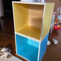 キューブ型　カラーボックス
の画像