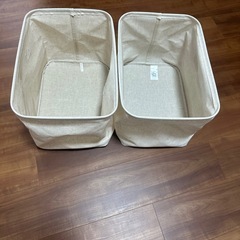9月20日まで！2点セット無印良品　ソフトボックス長方形の画像