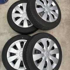 ダイハツ純正ホイールタイヤセット　155/65R14 バリ山❗️の画像