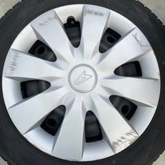ダイハツ純正ホイールタイヤセット　155/65R14 バリ山❗️の画像