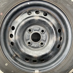 ダイハツ純正ホイールタイヤセット　155/65R14 バリ山❗️の画像