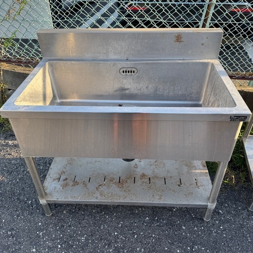早い者勝ち 業務用 スチール 一槽シンク 飲食店 厨房  maruzen BS1-106